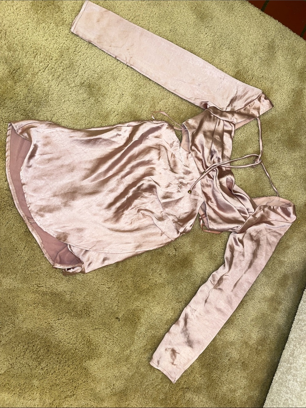 Selfie Leslie blush dress
